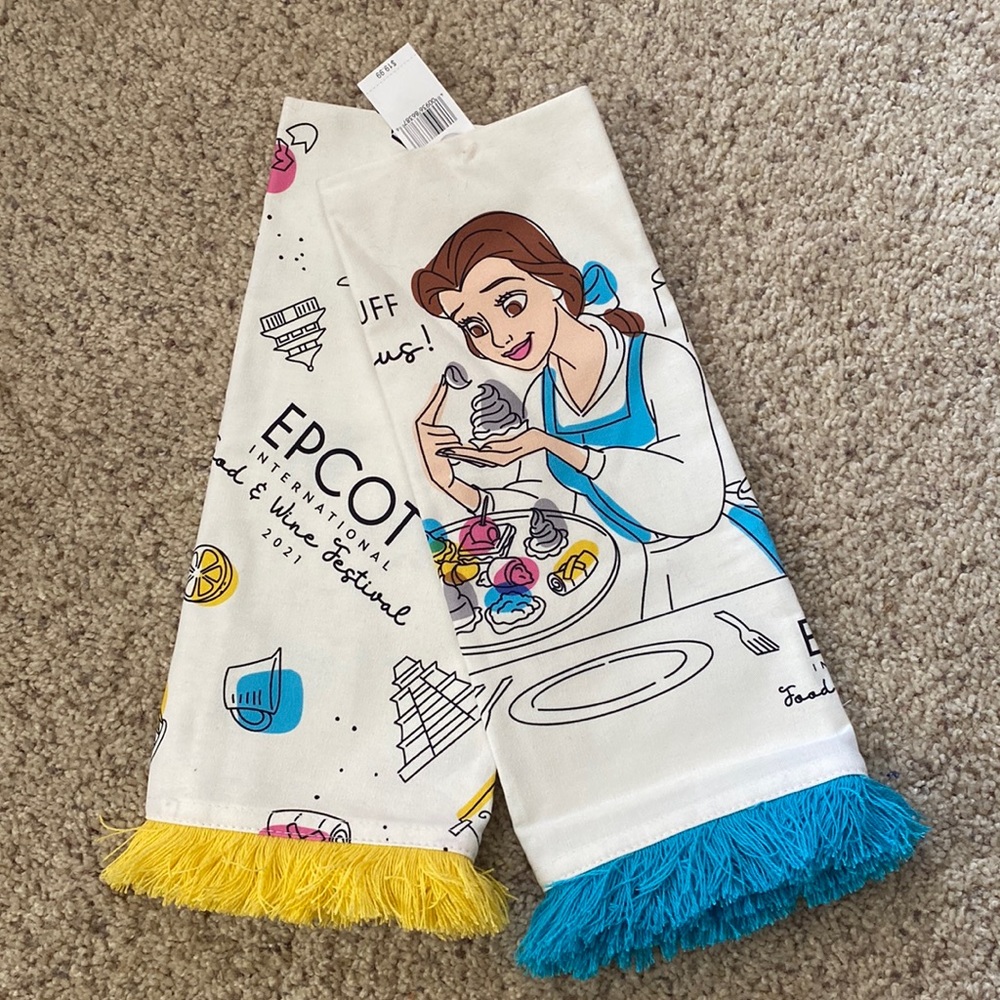 Disney Parks EPCOT Food & Wine 2021 Kitchen towels
